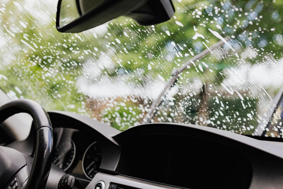 Detailed cleaning of a car dashboard and interior